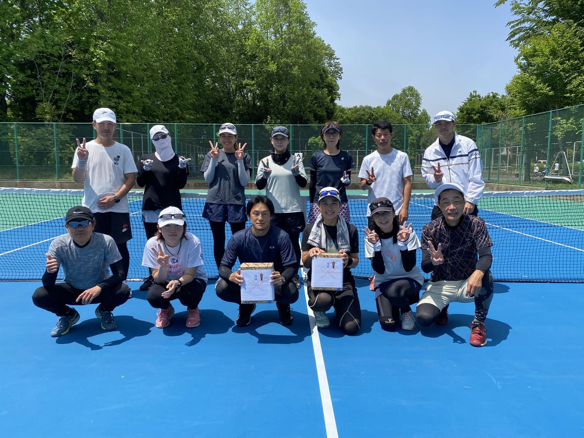 つくばのテニスサークル D.Styleの活動風景1