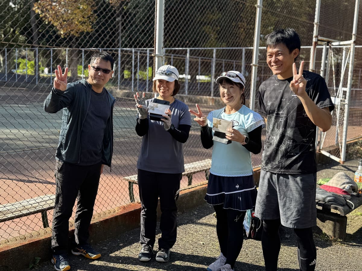 つくばのテニスサークル D.Styleの活動風景2