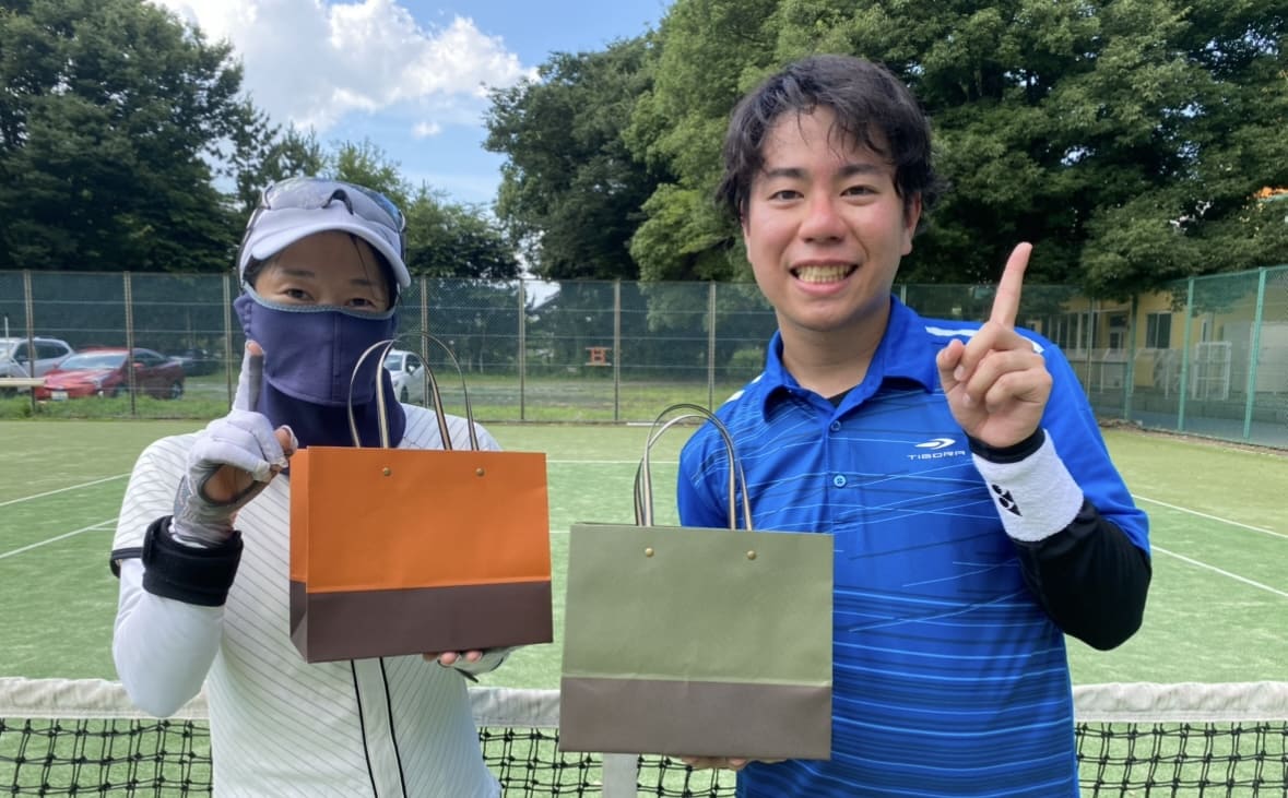 つくばのテニスサークル D.Styleの優勝者インタビュー - 高村・杉中ペア