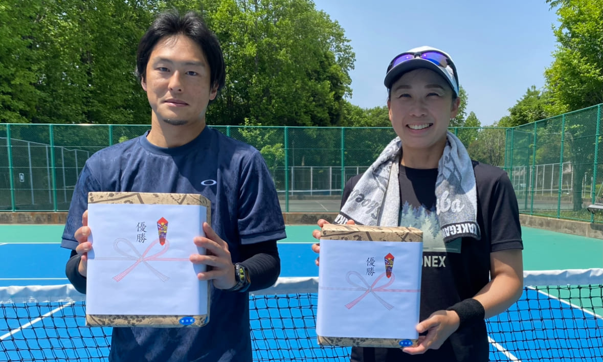 つくばのテニスサークル D.Styleの優勝者インタビュー - キャベコ・yoshiペア