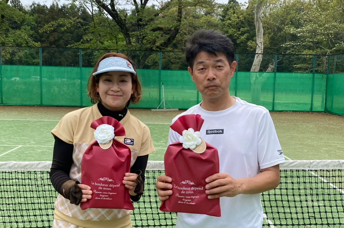 つくばのテニスサークル D.Styleの優勝者インタビュー - みやっち・スラーペア