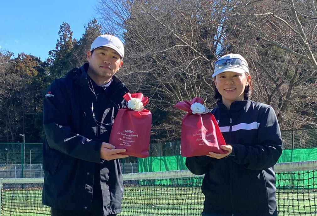 つくばのテニスサークル D.Styleの優勝者インタビュー - nao・shinペア