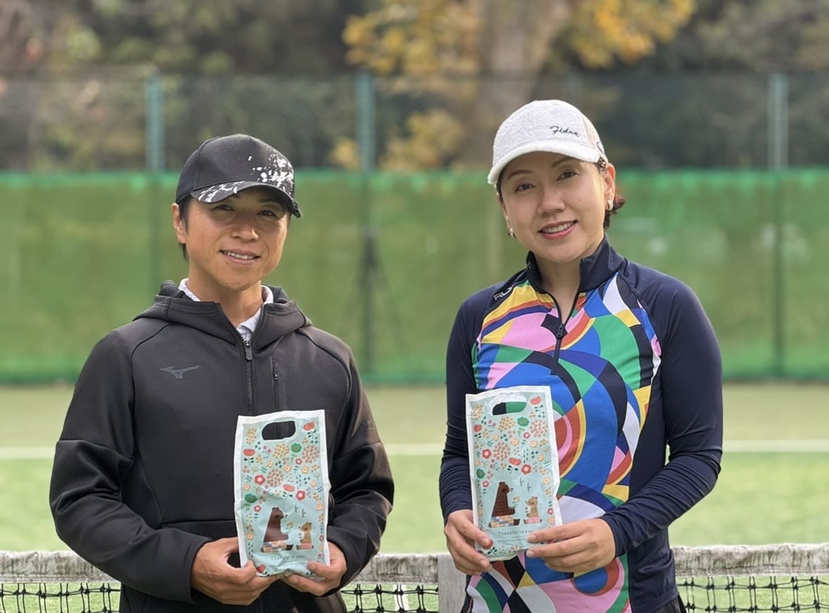 つくばのテニスサークル D.Styleの優勝者インタビュー - Tanka・うるきペア