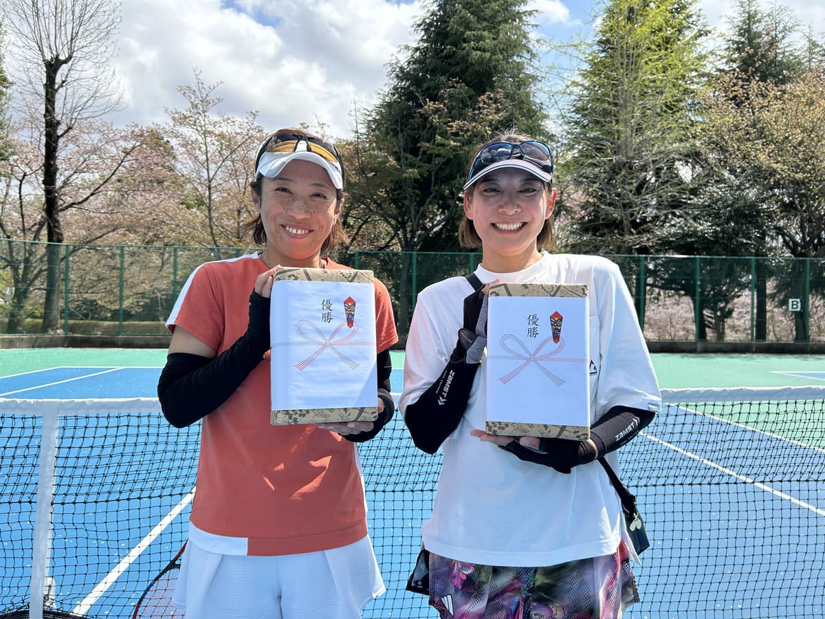 つくばのテニスサークル D.Styleの優勝者インタビュー - うにょ・しろくまペア