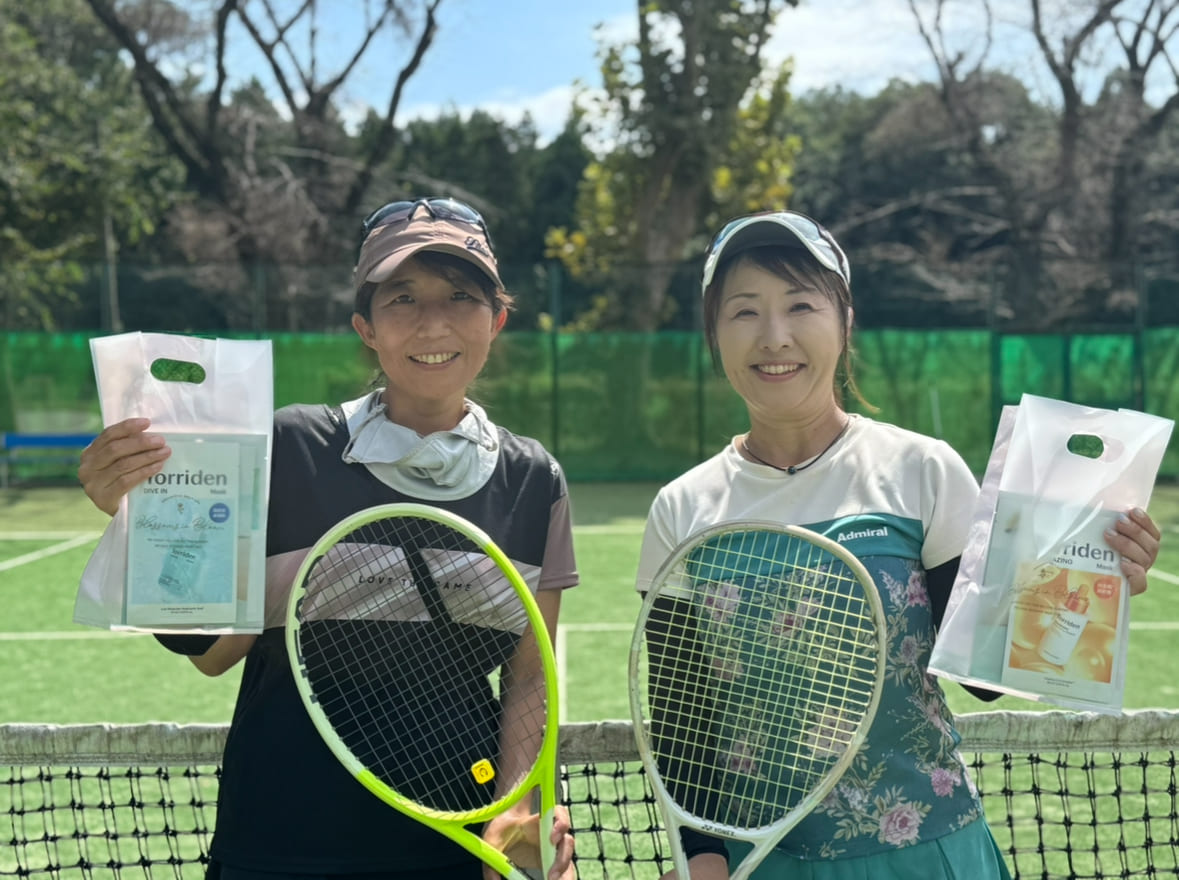 つくばのテニスサークル D.Styleの優勝者インタビュー - ゆー・keikoペア